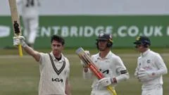 Notts and Surrey Set for Draw Following Lawrence's Century